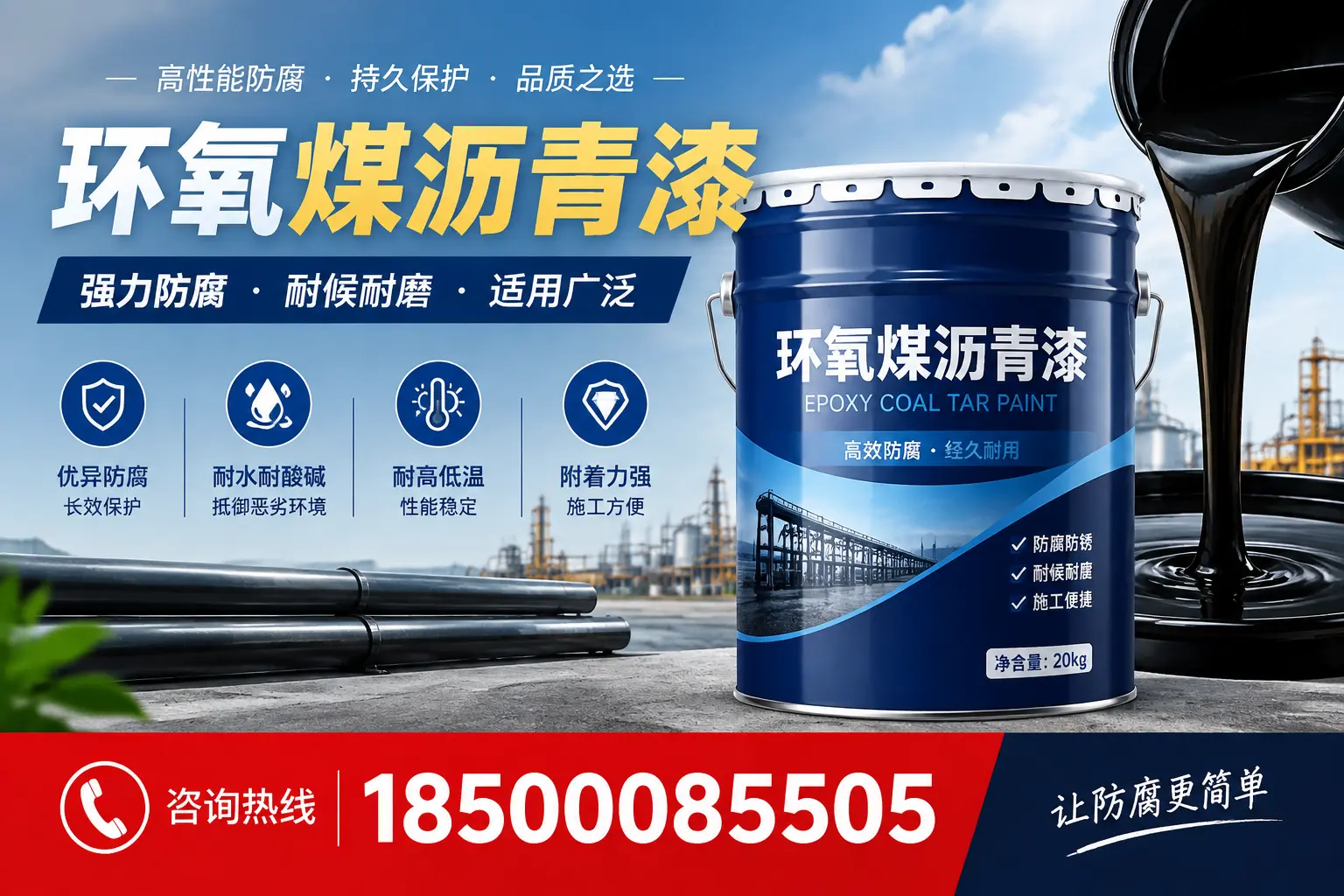 环氧煤沥青漆在不同气候条件下的表现分析,安顺适用性