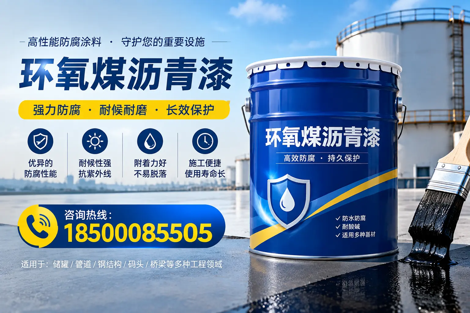 环氧煤沥青漆施工注意事项，确保安顺项目顺利进行
